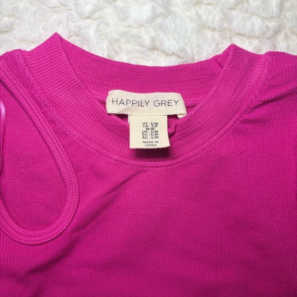 Happily Grey Women's Long Sleeve Top - Pink - Picture 2 of 3